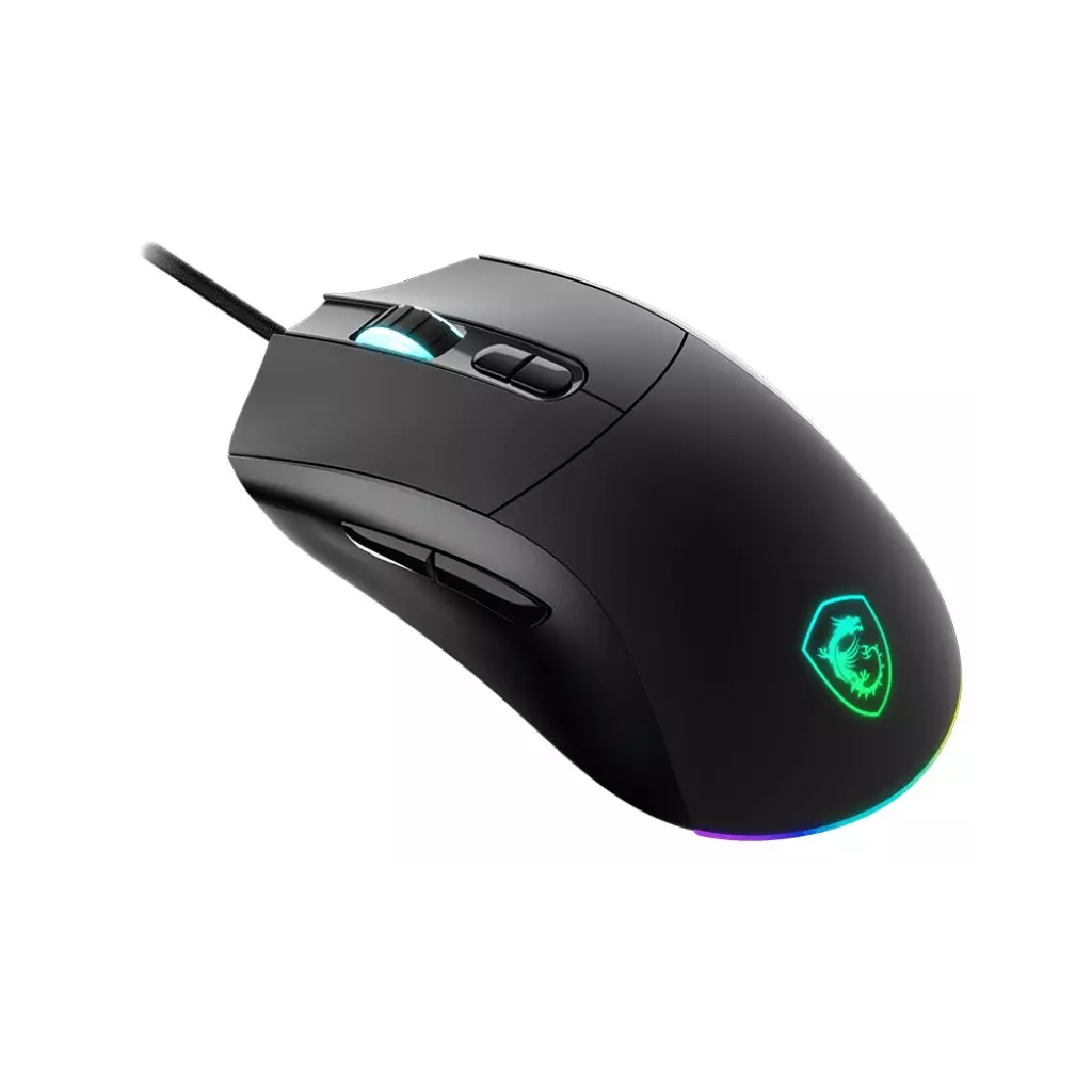 Obrázek produktu MSI herní myš FORGE GM320 drátová 12.800 dpi RGB podsvícení 7 tlačítek USB