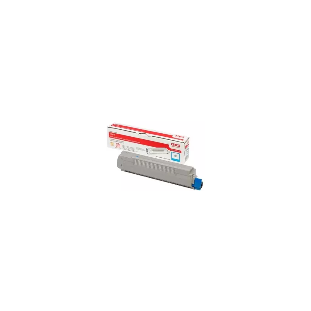 Obrázek produktu OKI 43487711 Cyan toner do C8600, C8800 (6.000 stránek)