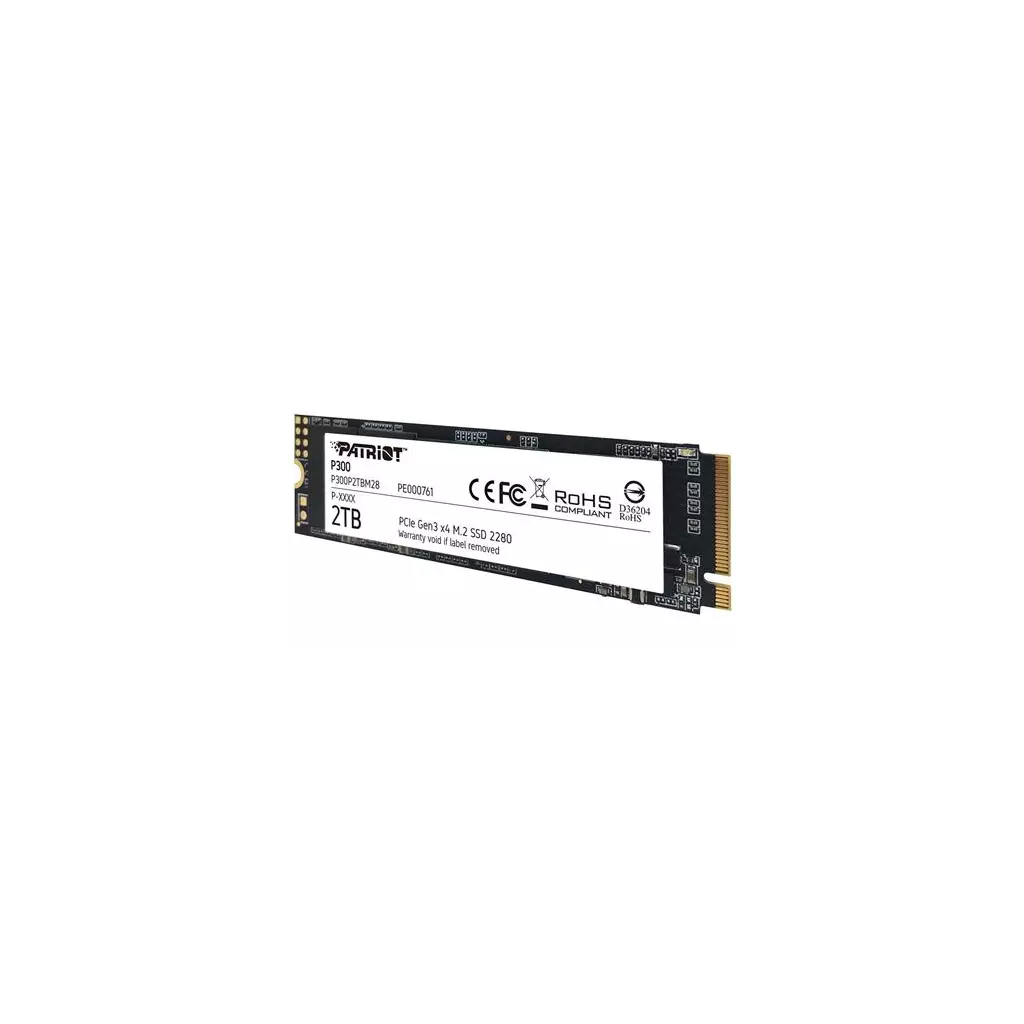 Obrázek produktu Patriot P300 2TB SSD Interní M.2 PCIe Gen3 x4 NVMe 1.3 2280