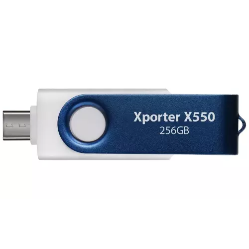 obrázek produktu Patriot Xporter X550 256GB USB Typ-A + USB Typ-C USB 3.2 Gen 1 bílo-modrá