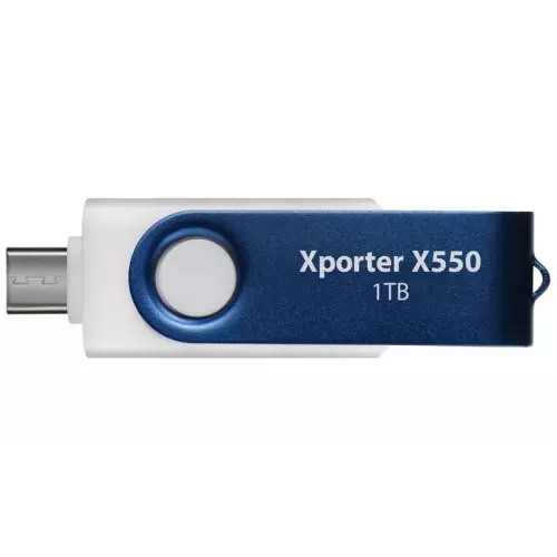 obrázek produktu Patriot Xporter X550 1TB USB Typ-A + USB Typ-C USB 3.2 Gen 1 bílo-modrá