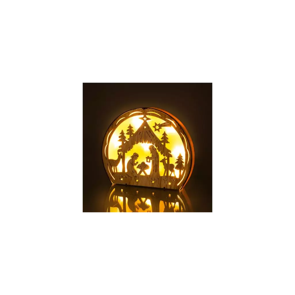 Obrázek produktu RETLUX RXL 331 betlém dř.silueta 8LED WW