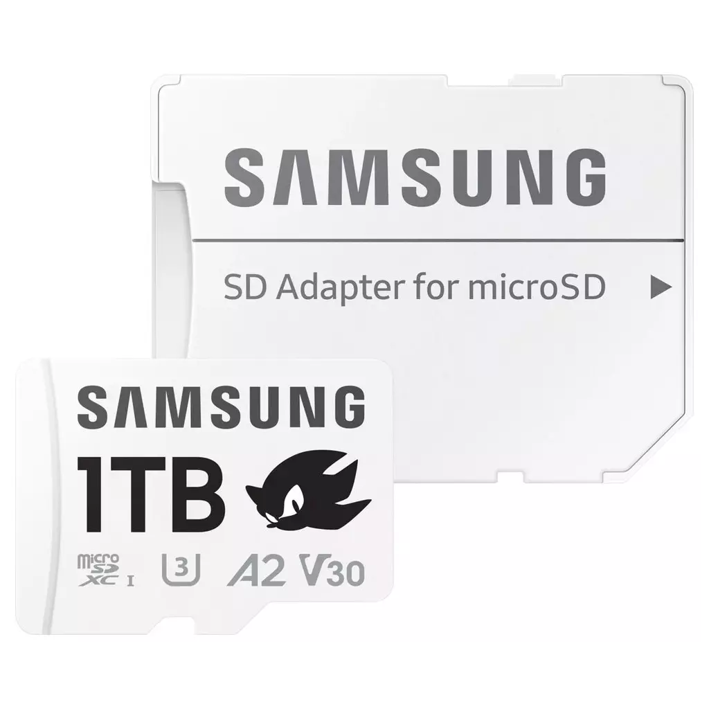 Obrázek produktu Samsung PRO Plus Sonic the Hedgehog microSDXC 1TB + SD Adaptér CL10 UHS-I U3 A2 V30
