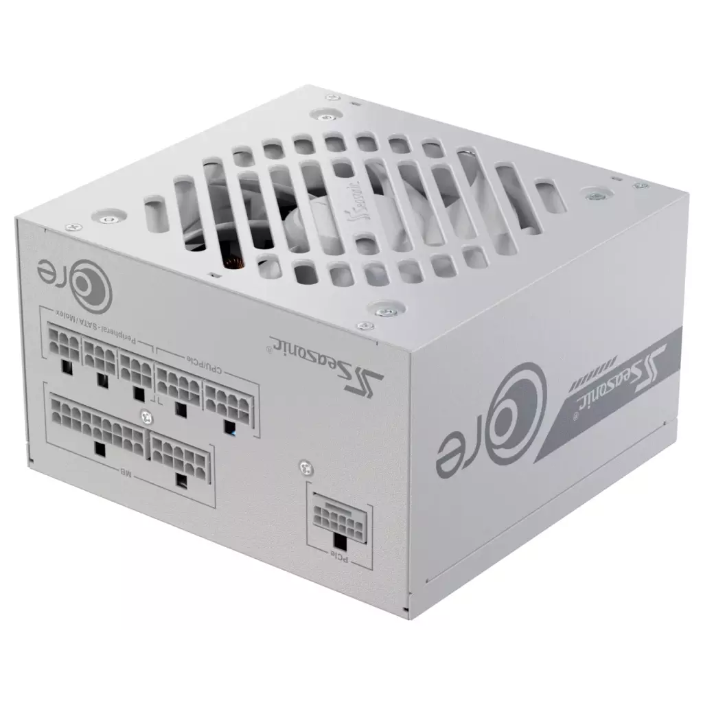 Obrázek produktu Seasonic zdroj Core GX-650 bílý 650W ATX3.1 120mm fan modulární 80PLUS Gold