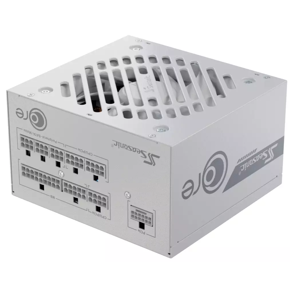 Obrázek produktu Seasonic zdroj Core GX-850 bílý 850W ATX3.1 120mm fan modulární 80PLUS Gold