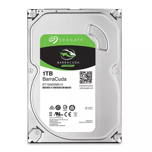 obrázek produktu Seagate BarraCuda 1TB HDD 3.5" SATA 7200 RPM Stříbrná 2R