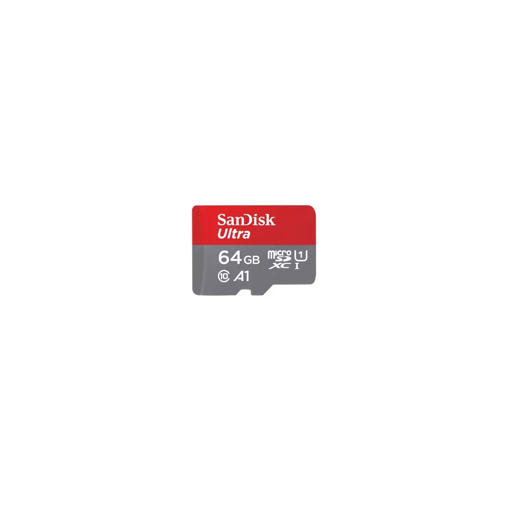 Obrázek produktu SanDisk Ultra microSDXC 64 GB + SD Adapter 140 MB/s A1 Class 10 UHS-I