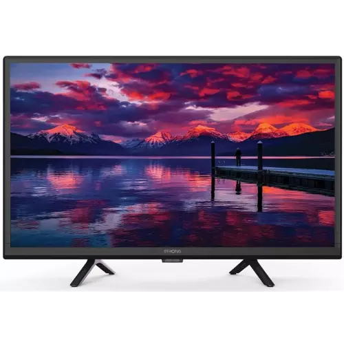 obrázek produktu STRONG LED TV 24"/ SRT24HE4023/ HD Ready/ 1366x768/ DVB-T2/C/S2/ H.265/HEVC/ 2x HDMI/ USB/ 12V/ černá/ F