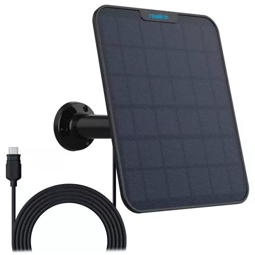 obrázek produktu Reolink Solar Panel 2 pro bateriové Reolink kamery, 6W, USB-C, černý
