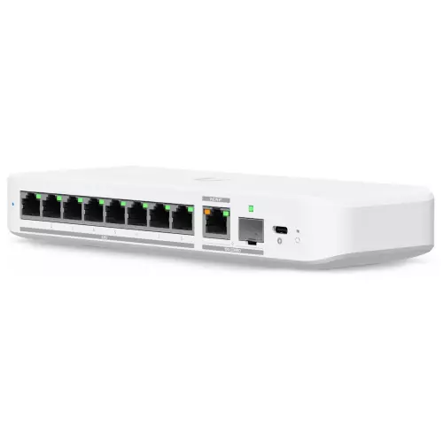 obrázek produktu Ubiquiti UniFi Switch Flex 2.5G 8 - 8x 2.5GbE, 1x 10GbE/ SFP+ port combo