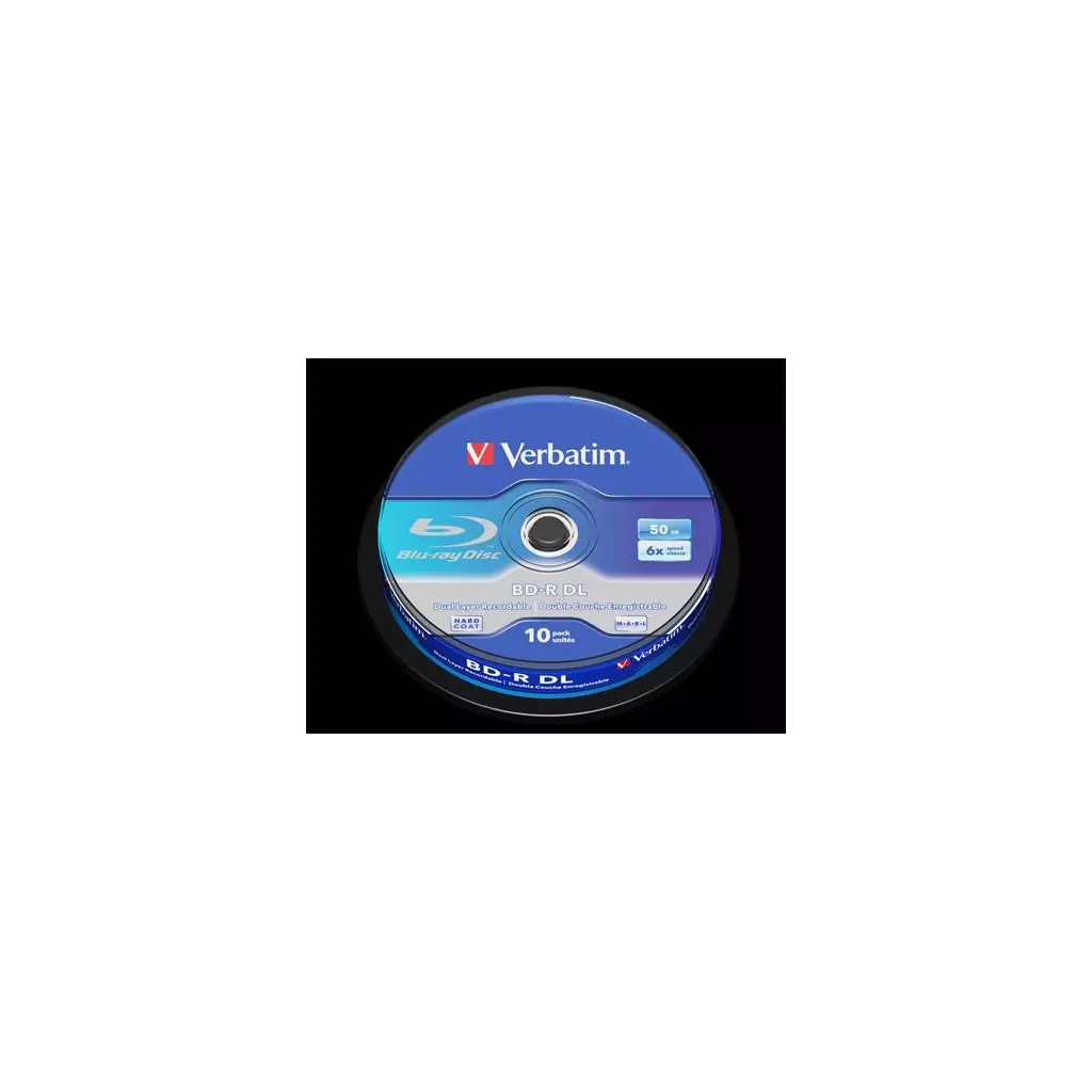 Obrázek produktu Verbatim BD-R DL 10-pack, 50 GB, 6x, spindle 43746