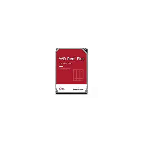 obrázek produktu WD RED PLUS NAS WD80EFPX 6TB SATAIII 600 256MB cache 180MB s CMR