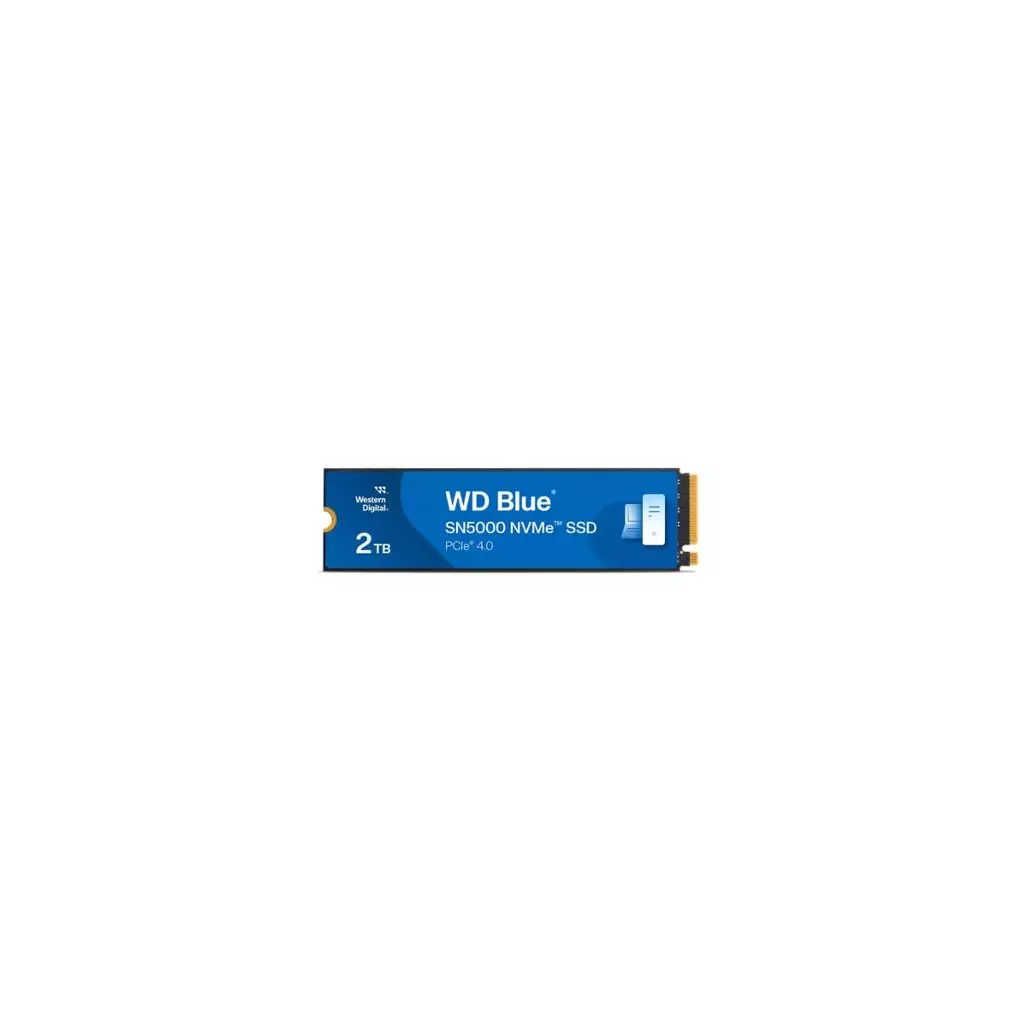 Obrázek produktu WD Blue SN5000 NVMe SSD WDS500G4B0E 500GB PCIe Gen4 x4 M.2 2280 (5000 4000MB s, 460K 770K IOPs, SSD)