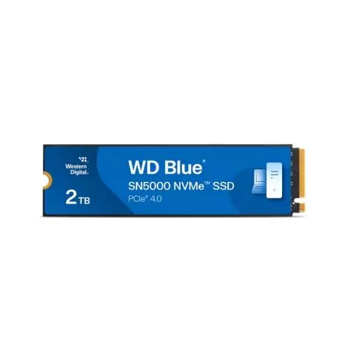 obrázek produktu WD Blue SN5000 NVMe SSD WDS500G4B0E 500GB PCIe Gen4 x4 M.2 2280 (5000 4000MB s, 460K 770K IOPs, SSD)