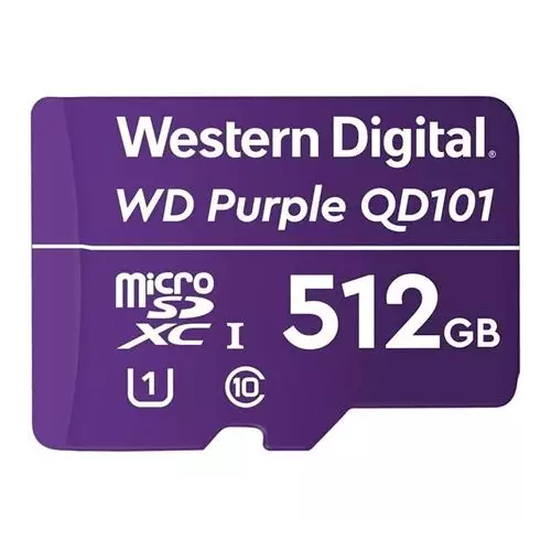 obrázek produktu Western Digital Purple microSDXC 512GB UHS-I U1