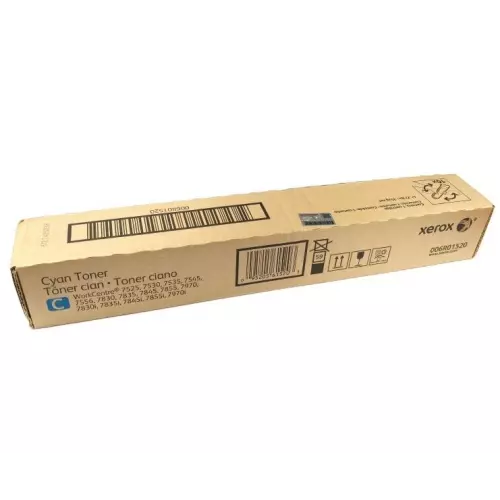 obrázek produktu Xerox originální toner 006R01520, cyan, 15000str., Xerox WorkCentre 7525, 7530, O