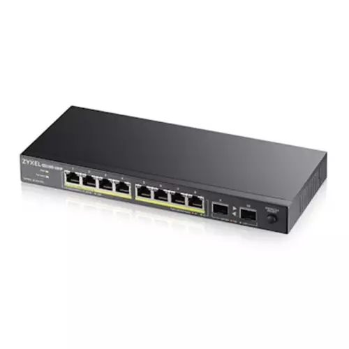obrázek produktu Zyxel 10xGb 2xSFP 8xPOE switch GS1100-10HP v2