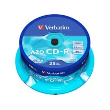 obrázek produktu VERBATIM CD-R AZO 700MB, 52x, spindle 25 ks
