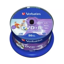 obrázek produktu VERBATIM DVD+R AZO 4,7GB, 16x, printable, spindle 50 ks