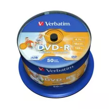 obrázek produktu VERBATIM DVD-R AZO 4,7GB, 16x, printable, spindle 50 ks