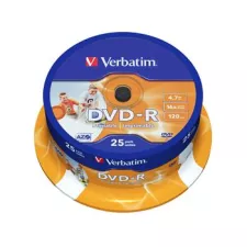 obrázek produktu VERBATIM DVD-R AZO 4,7GB, 16x, printable, spindle 25 ks
