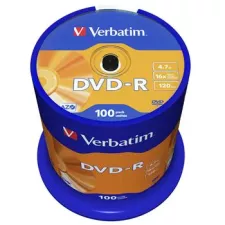 obrázek produktu VERBATIM DVD-R AZO 4,7GB, 16x, spindle 100 ks