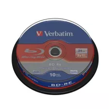 obrázek produktu VERBATIM BD-RE SL 25GB, 2x, spindle 10 ks