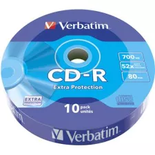 obrázek produktu VERBATIM CD-R 700MB, 52x, wrap 10 ks