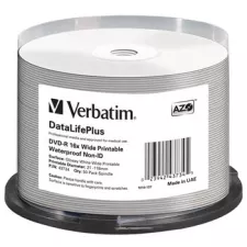obrázek produktu VERBATIM DVD-R DataLifePlus 4.7GB, 16x, printable, waterproof, spindle 50 ks