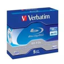 obrázek produktu VERBATIM BD-R DL 50GB, 6x, jewel case 5 ks