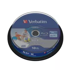 obrázek produktu VERBATIM BD-R SL DataLife 25GB, 6x, printable, spindle 10 ks