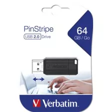 obrázek produktu VERBATIM Store \'n\' Go PinStripe 64GB USB 2.0 černá