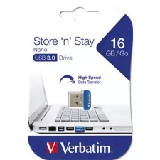 obrázek produktu VERBATIM Store \'n\' Stay NANO 16GB USB 3.0 modrá