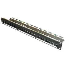 obrázek produktu 19\" modulární stíněný patch panel XtendLan 24port, černý