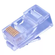 obrázek produktu Konektor UTP RJ45 (8p8c), Cat5E, 30µm, licna(lanko) - 100 ks