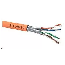 obrázek produktu SOLARIX kabel S/FTP, kat. 7, 1000MHz, LSOHFR B2ca s1 d1 a1, oranžový, cívka 500m