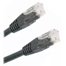 obrázek produktu XtendLan patch kabel Cat6, UTP - 0,25m, černý (prodej po 10 ks)