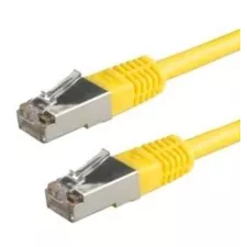 obrázek produktu XtendLan patch kabel Cat5E, FTP - 0,5m, žlutý (prodej po 10 ks)