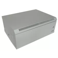 obrázek produktu XtendLan 19\" nástěnný rozvaděč 4U 600x450, nosnost 60 kg, plné dveře, svařovaný, šedý