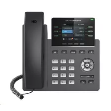 obrázek produktu Grandstream GRP2613 VoIP telefon, 3x SIP, barevný podsvícený 2,8\" displej, 2x Gbps RJ45, PoE