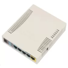 obrázek produktu MikroTik RouterBOARD RB951Ui-2HnD, 600MHz CPU, 128MB RAM, 5x LAN, integr. 2.4GHz Wi-Fi, vč. L4 licence