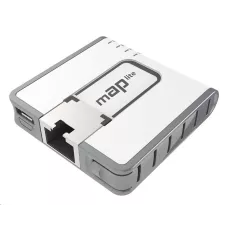 obrázek produktu MikroTik RouterBOARD mAP lite, 650MHz CPU, 64MB RAM, 1x LAN, 2.4GHz Wi-Fi, 802.11b/g/n, vč. L4 licence