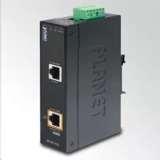 obrázek produktu PLANET IPOE-162 síťový přepínač Gigabit Ethernet (10/100/1000) Podpora napájení po Ethernetu (PoE) Černá