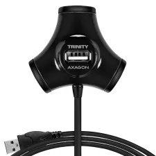 obrázek produktu AXAGON HUE-X3B, 4x USB2.0 TRINITY hub, černý