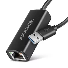 obrázek produktu AXAGON ADE-AR, USB-A 3.2 Gen 1 - Gigabit Ethernet síťová karta, Realtek 8153, auto instal