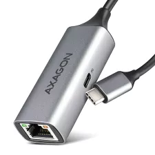 obrázek produktu AXAGON ADE-TXPD, USB-C 3.2 Gen 1 - Gigabit Ethernet síťová karta, Asix AX88179, PD 100W, auto instal