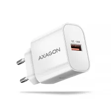 obrázek produktu AXAGON ACU-QC18W, nabíječka do sítě 18W, 1x port USB-A, QC3.0/AFC/Apple, bílá