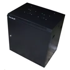 obrázek produktu XtendLan 19\" nástěnný rozvaděč 12U 600x450, nosnost 60kg, plné dveře, svařený, proti vykradení,černý