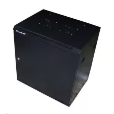 obrázek produktu XtendLan 19\" nástěnný rozvaděč 22U 600x450, nosnost 60kg, plné dveře, svařený, proti vykradení,černý
