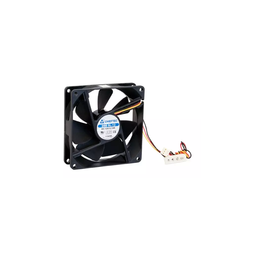 Obrázek produktu CHIEFTEC větrák AF-0925S, 92x92x25 mm Sleeve Fan, with 3/4pin connector